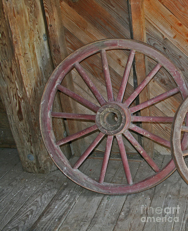 Rustic Wheel Photograph by Norma Appleton