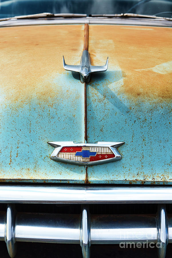 Rusting 1954 Chevrolet Bel Air Front End Photograph by Tim Gainey