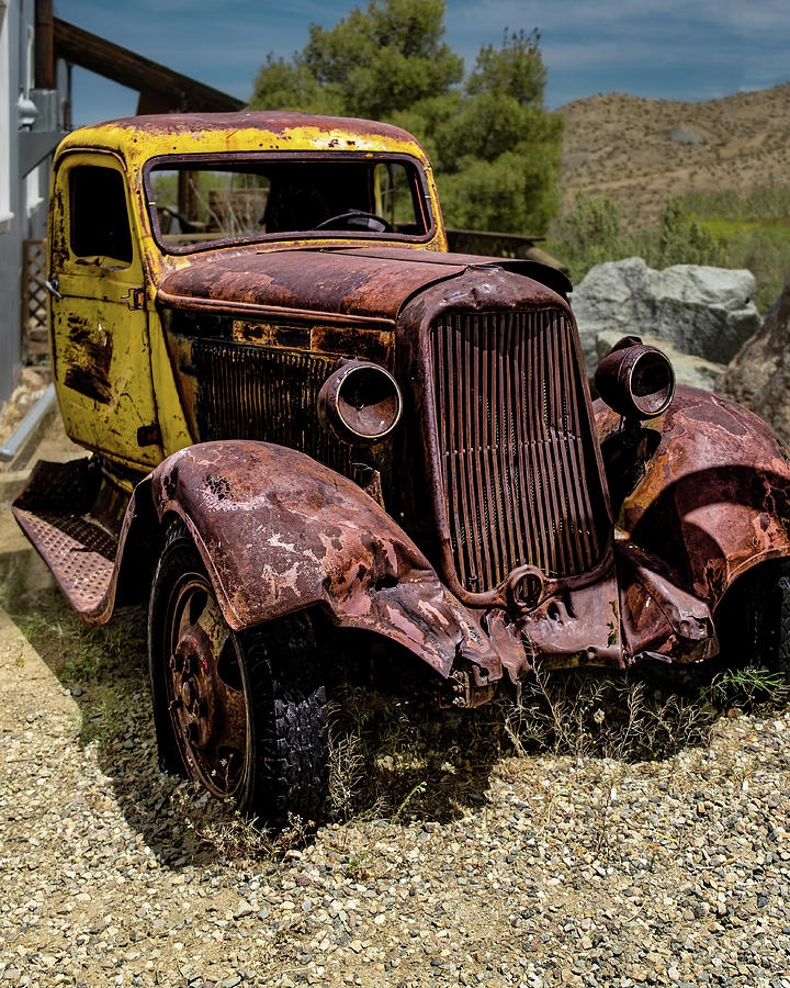 Vintage Photograph - Rusting Away 2 by Thomas Hall