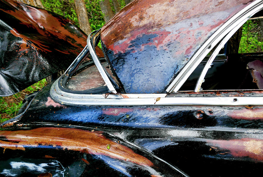 Rusting in the Rain Photograph by Neil Pankler