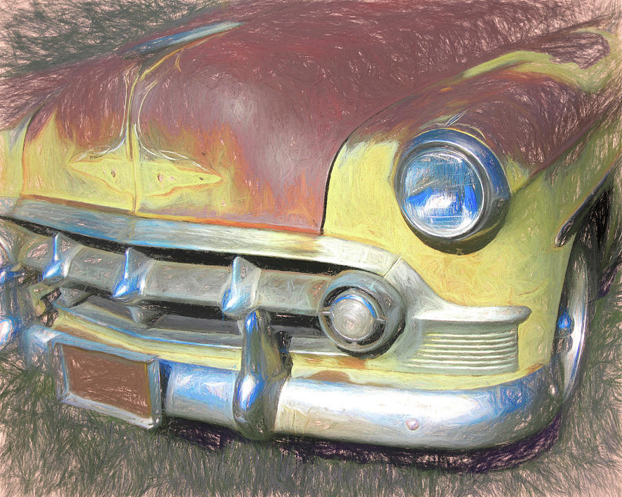 Rusty 1953 Chevy Photograph by DK Digital