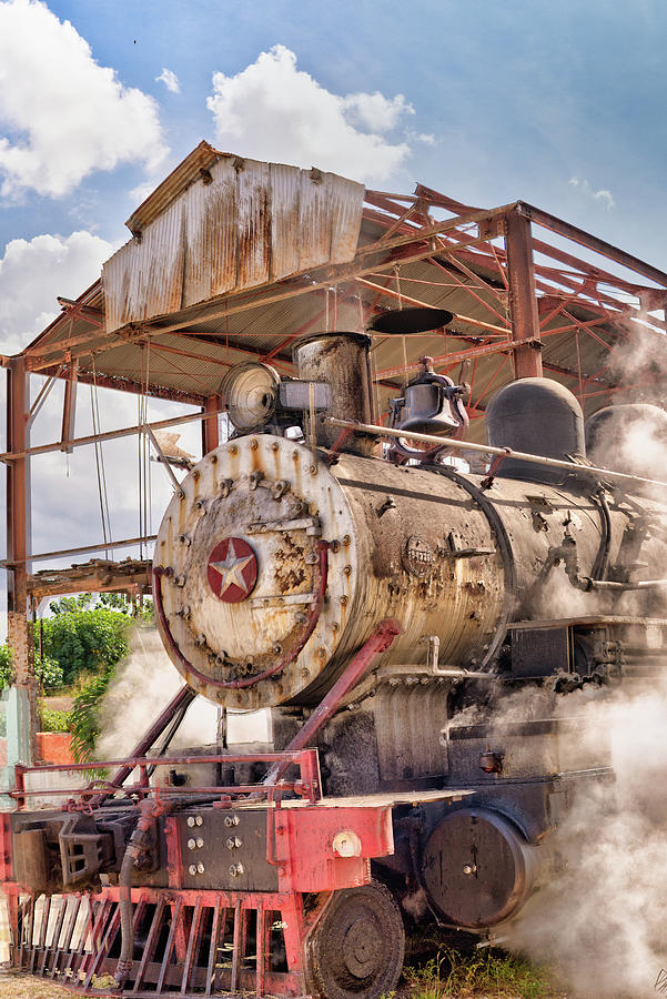 Rusty and Crusty Baldwin Steam engine Photograph by Nick Mares