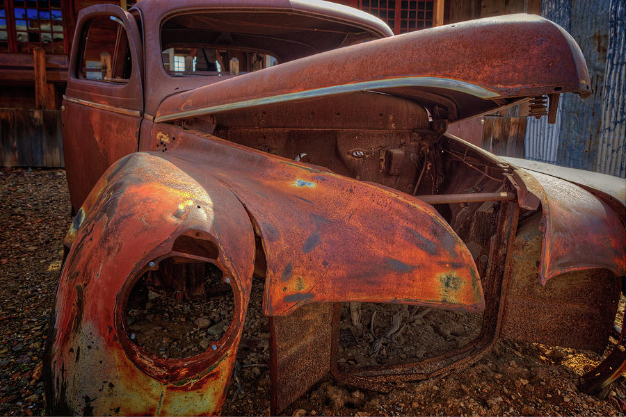 Rusty Auto Photograph by Jack and Darnell Est