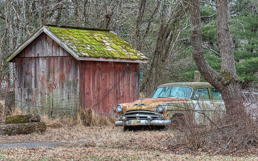 Rusty Barn Dodge Photograph by David Letts