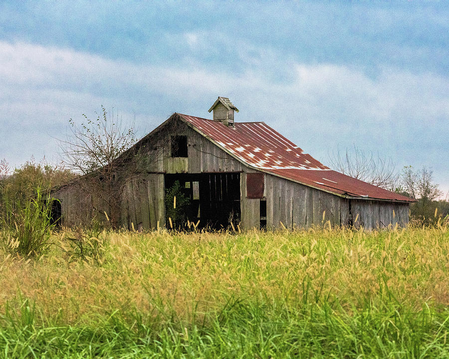 Rusty Barn Photograph by Don Spenner