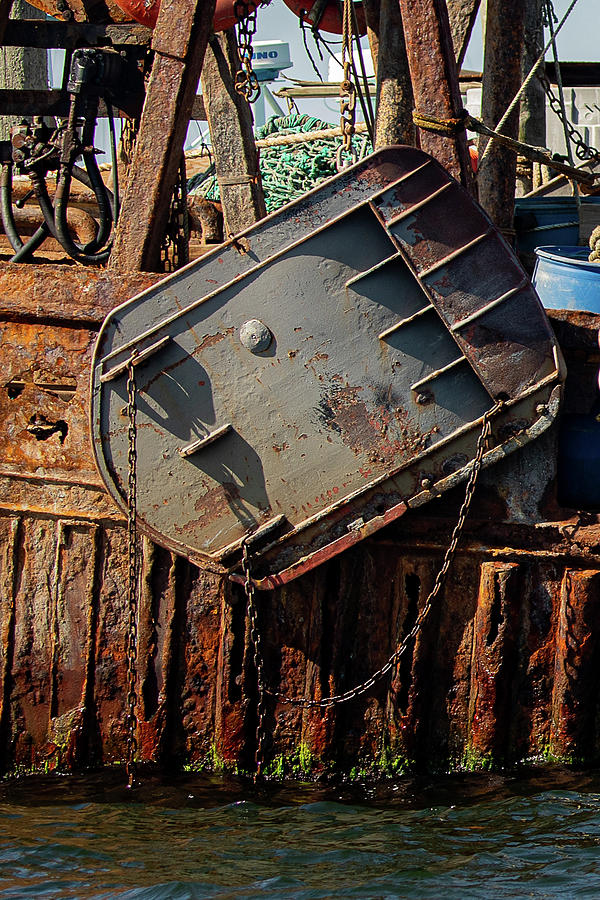 Rusty Boat Parts Photograph by Denise Kopko