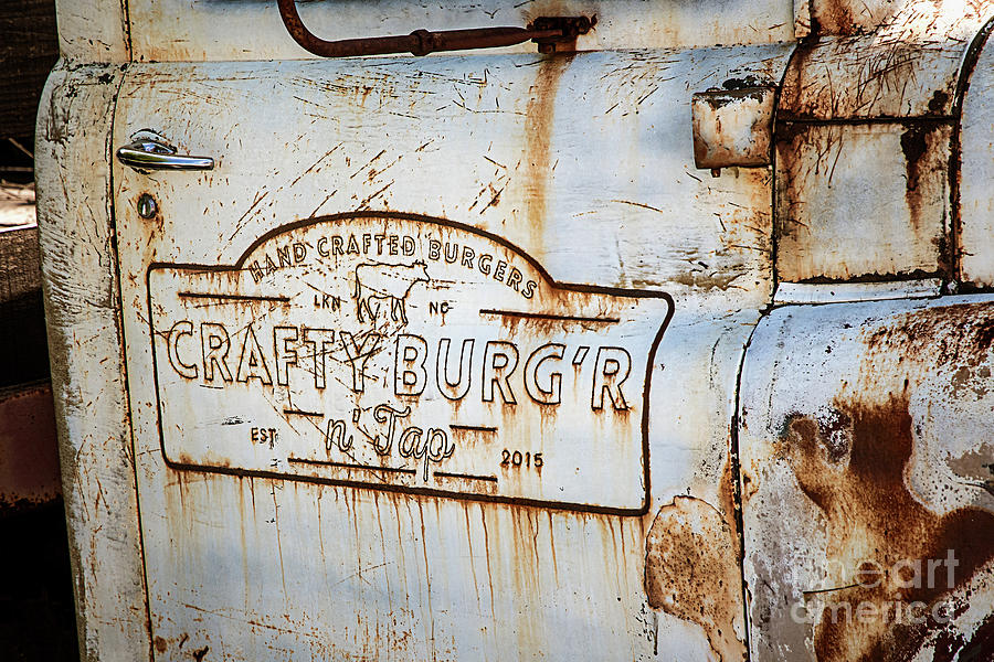 Rusty Crafty Burger Truck Photograph by Amy Dundon
