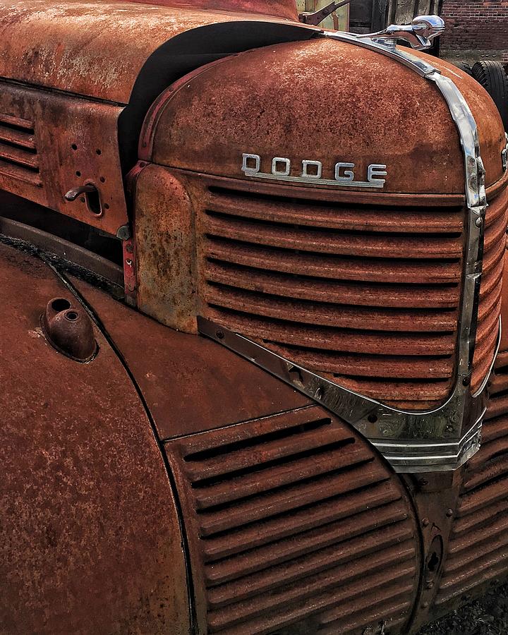 Rusty Dodge Truck Photograph by Jerry Abbott