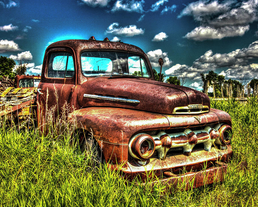 Rusty Ford Photograph by Kari Barchenger | Fine Art America