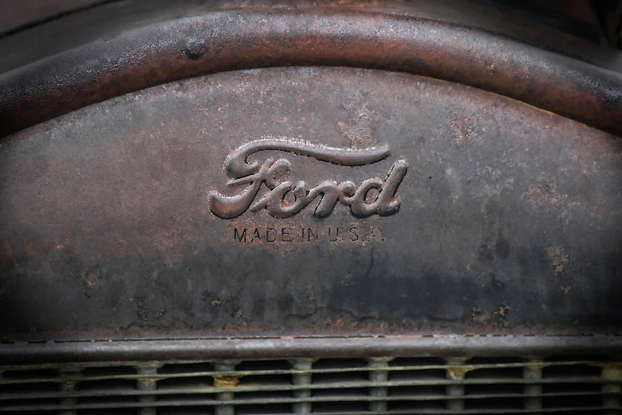 Rust never sleeps Ford radiator Photograph by Bob McDonnell