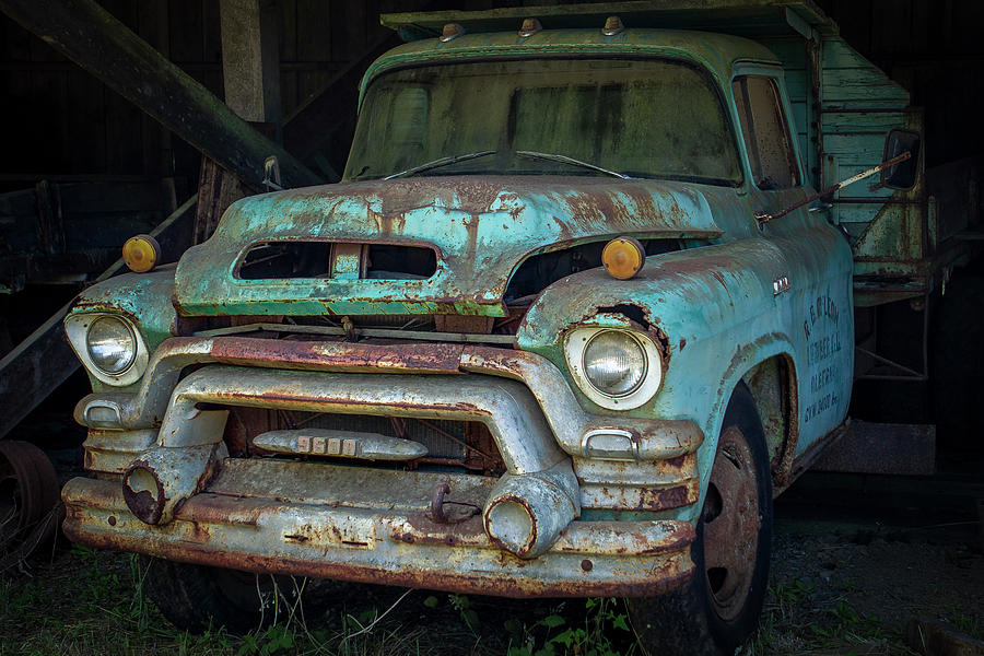 Rusty GMC Photograph by Canadart -