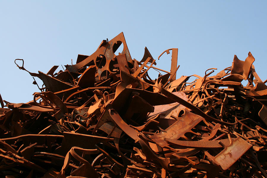 Rusty metal and iron # 3 Photograph by Lya_Cattel