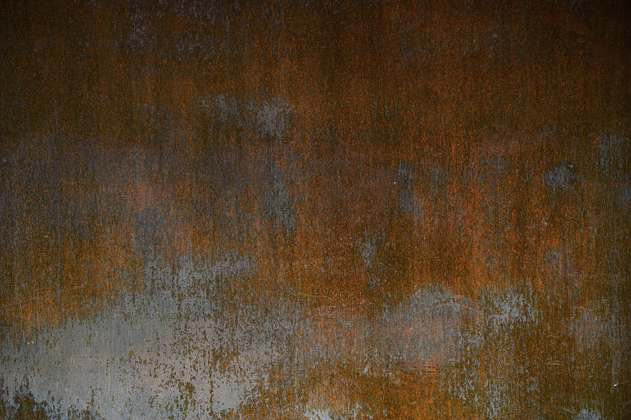 Rusty Metal Plate Background Photograph by Nycshooter