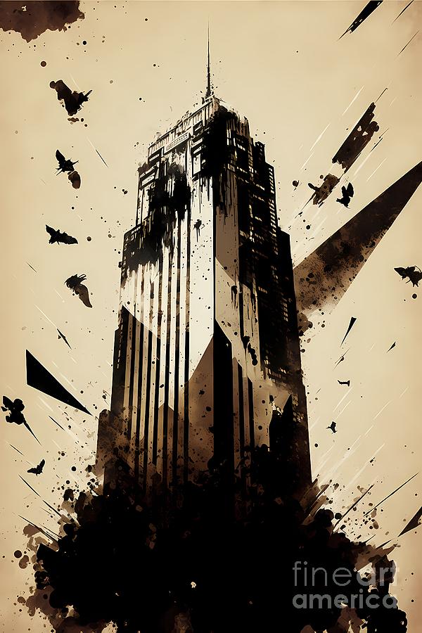 Rusty Metropolis Digital Art by Benjamin Jackson Rusty Metropolis Digital Art by Benjamin Jackson