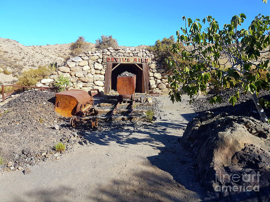Rusty Mine Entrance Photograph by Francesca Mackenney