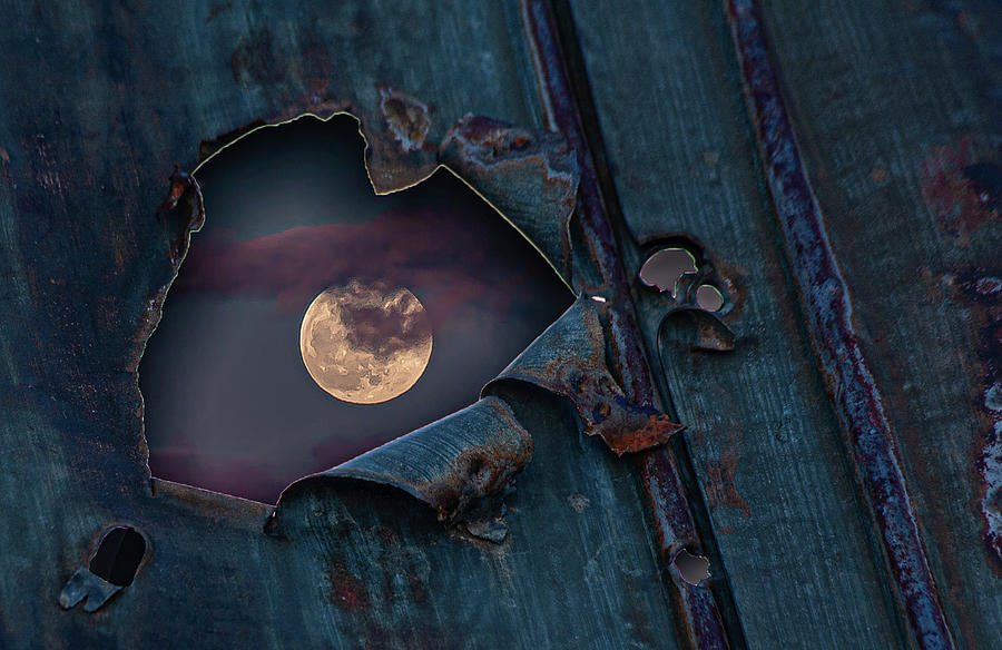 Rusty Moon Photograph by Mike Lee