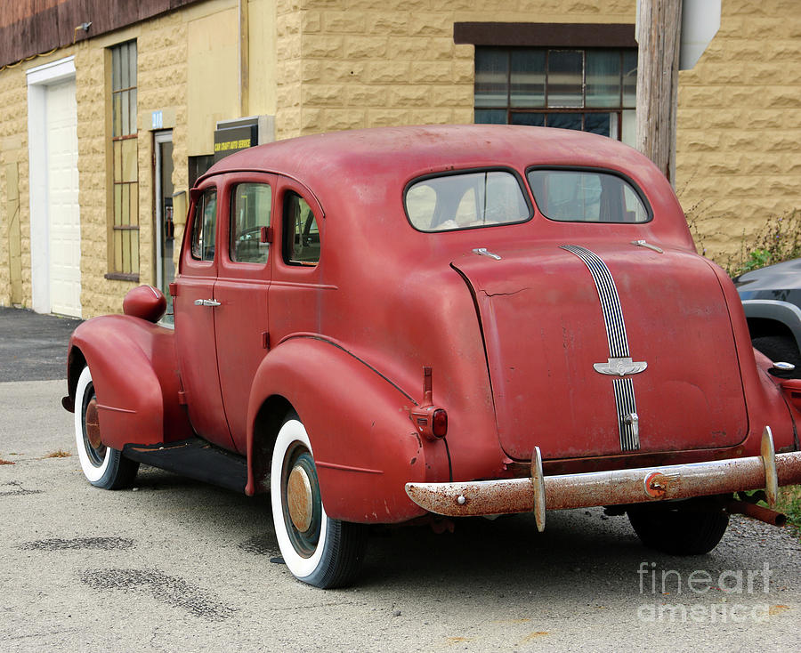 Rusty Old 1937 Pontiac 6  4576 Photograph by Jack Schultz