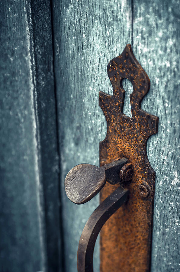 Rusty Old Door Handle Photograph by Carlos Caetano