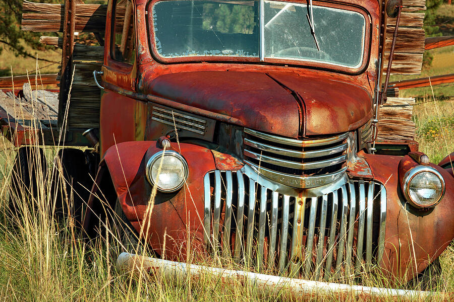 Rusty Pickup Truck Photograph by Rick Perkins Rusty Pickup Truck Photograph by Rick Perkins