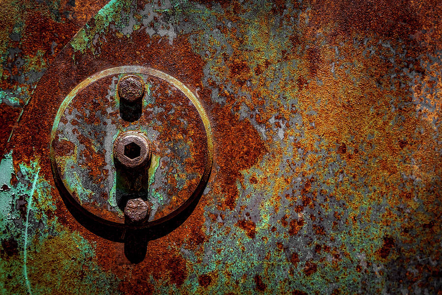 Rusty Shapes and Textures Photograph by Paul Bartell