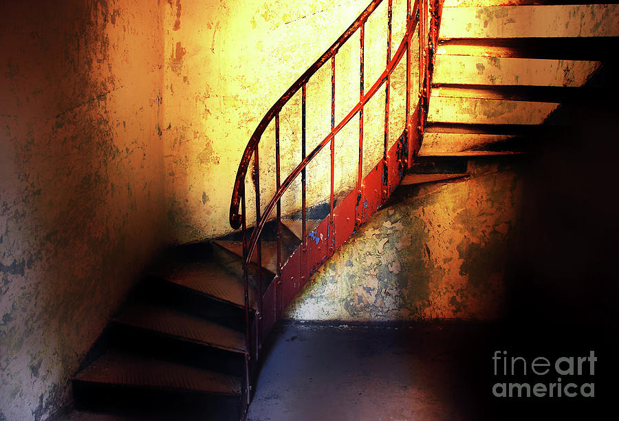 Rusty Stairs In A Dilapidated Hospital Photograph By Imi Koetz Fine