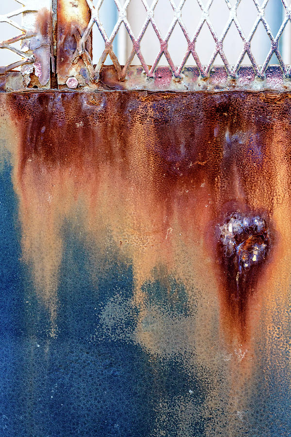Rusty Steel Ship Photograph by Tony Locke