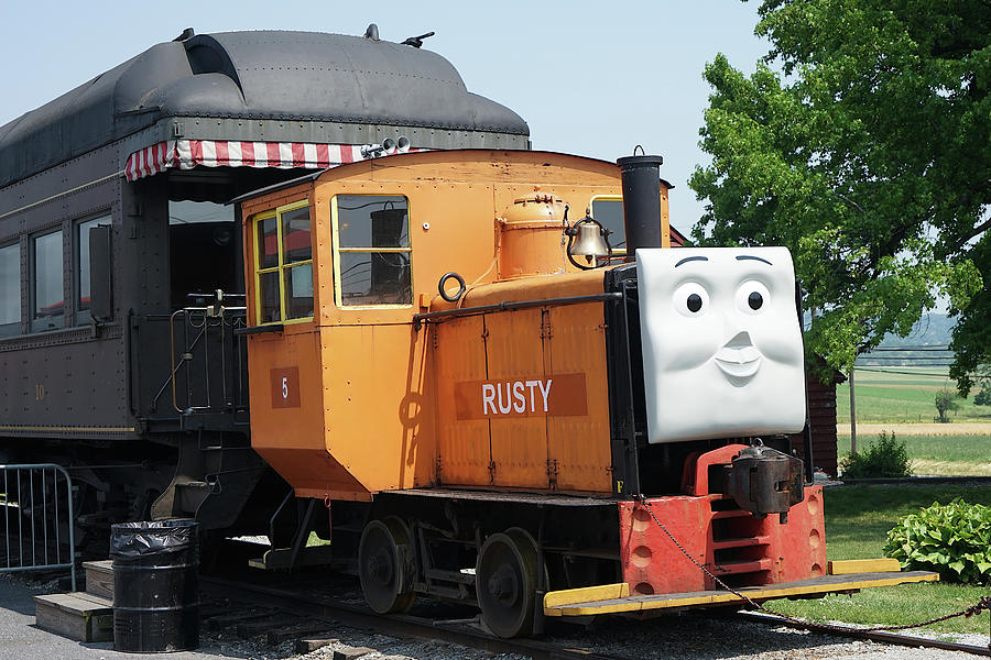 Rusty the Engine Photograph by Richard Reeve