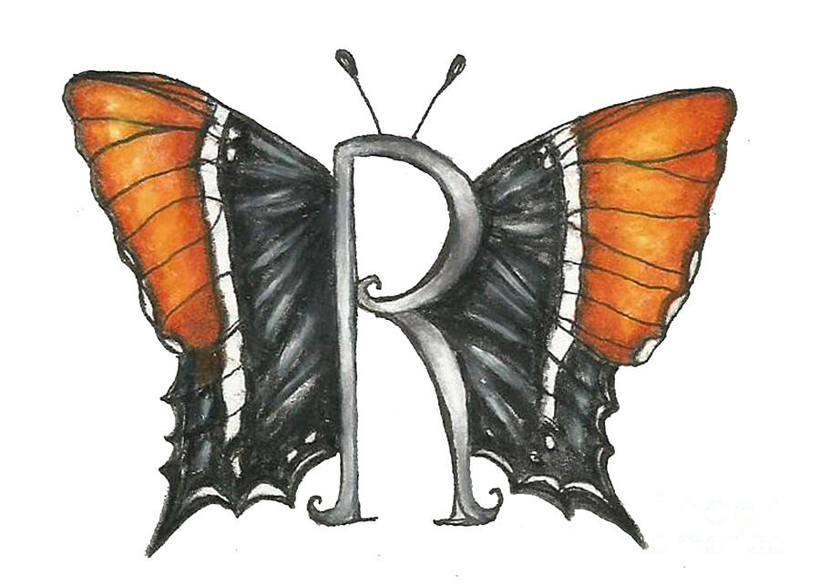 Rusty-Tipped Page Butterfly Drawing by Kristin Aquariann