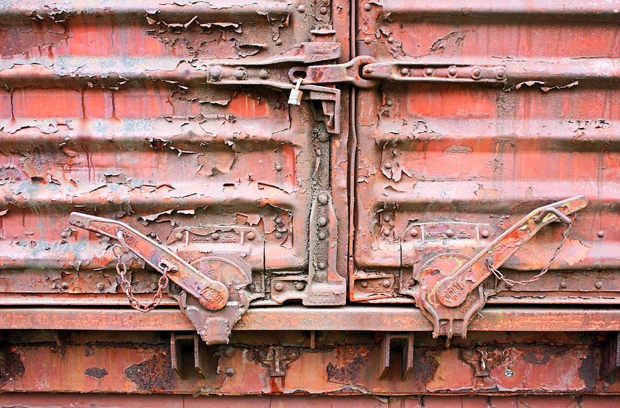 Rusty Train Car Photograph