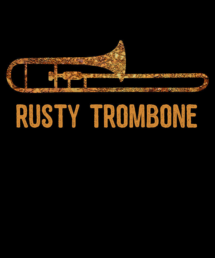 Rusty Trombone Digital Art by Flippin Sweet Gear