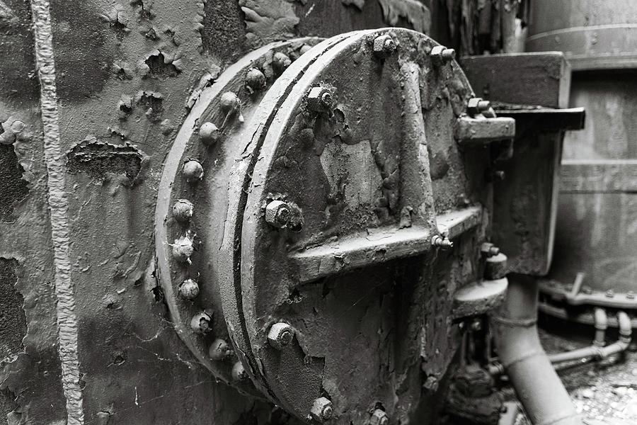 Rusty Valve Cover at Steel Plant Photograph by Anthony George Visuals ...