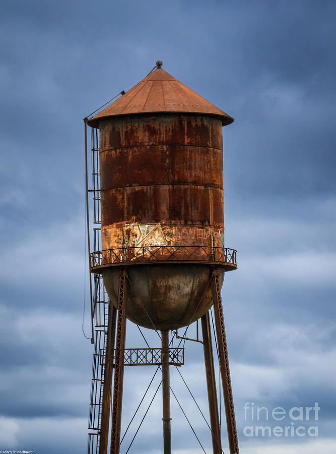 Rusty Water Tower Photograph