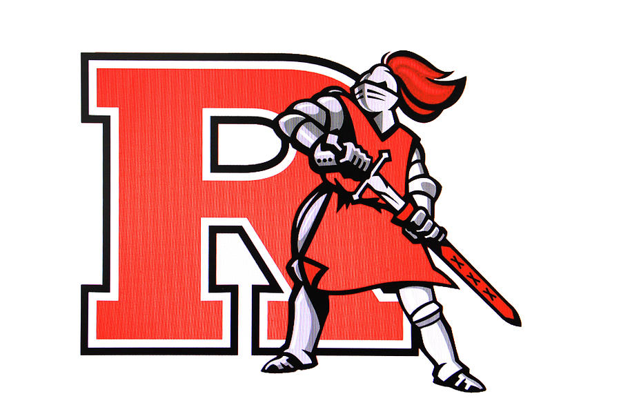 Rutgers Block R and Scarlet Knight # 2 Photograph by Allen Beatty