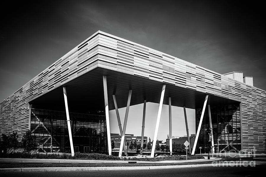 Rutgers Business School in Black and White Photograph by Colleen Kammerer