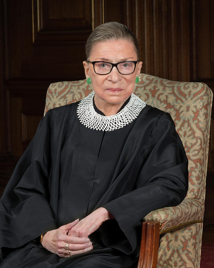 Portrait Painting - Ruth Bader Ginsburg by American Photo