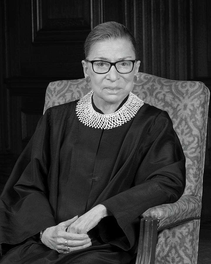 Portrait Painting - Ruth Bader Ginsburg, Associate Justice by American Photo