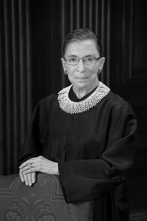 Portrait Painting - Ruth Bader Ginsburg, Associate Justice by Official Photo
