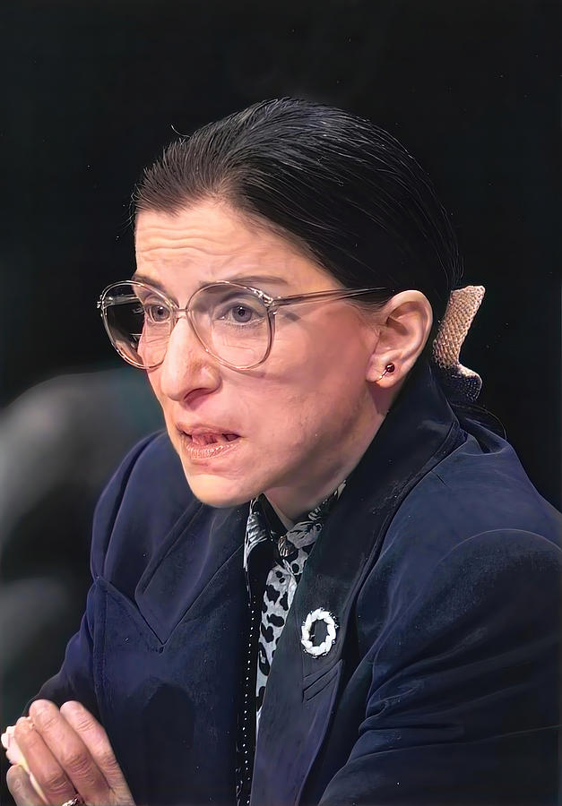  Ruth Bader Ginsburg Colorized Photograph by Michael R Jenkins