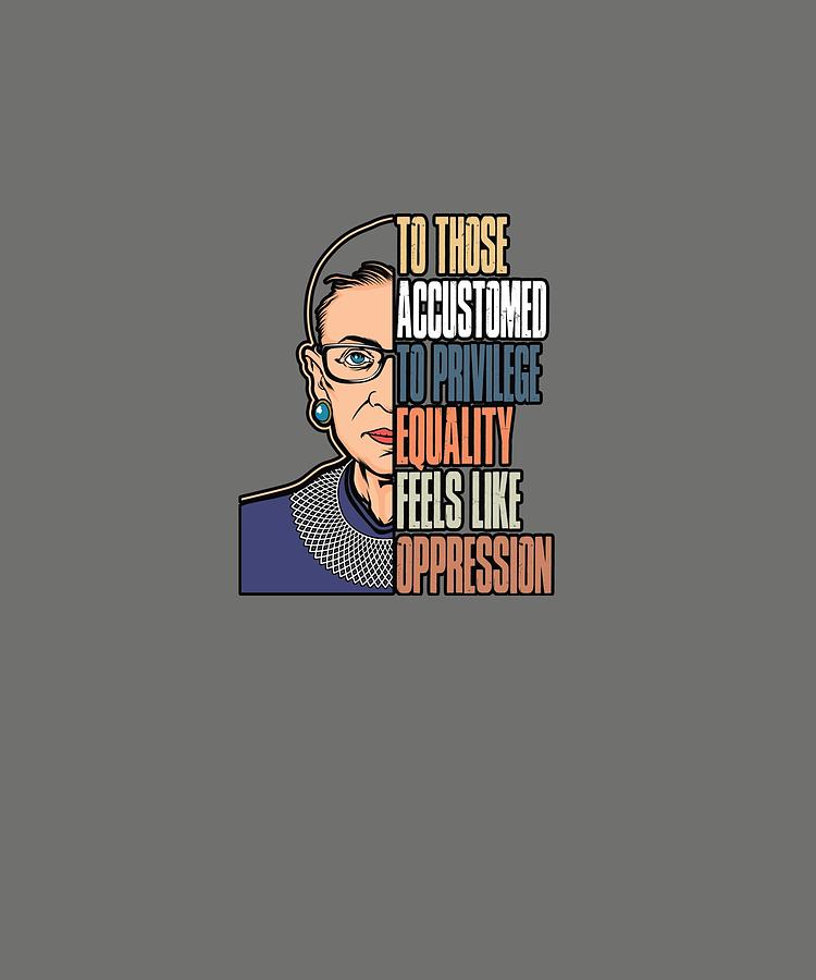 Ruth Digital Art - Ruth Bader Ginsburg Notorious Rbg Political Equality Womens Pullover Hoodie by Unique Tees Ruth Digital Art - Ruth Bader Ginsburg Notorious Rbg Political Equality Womens Pullover Hoodie by Unique Tees