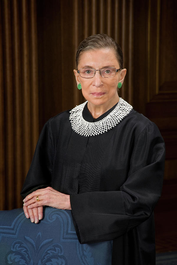 Portrait Painting - Ruth Bader Ginsburg by Official Photo