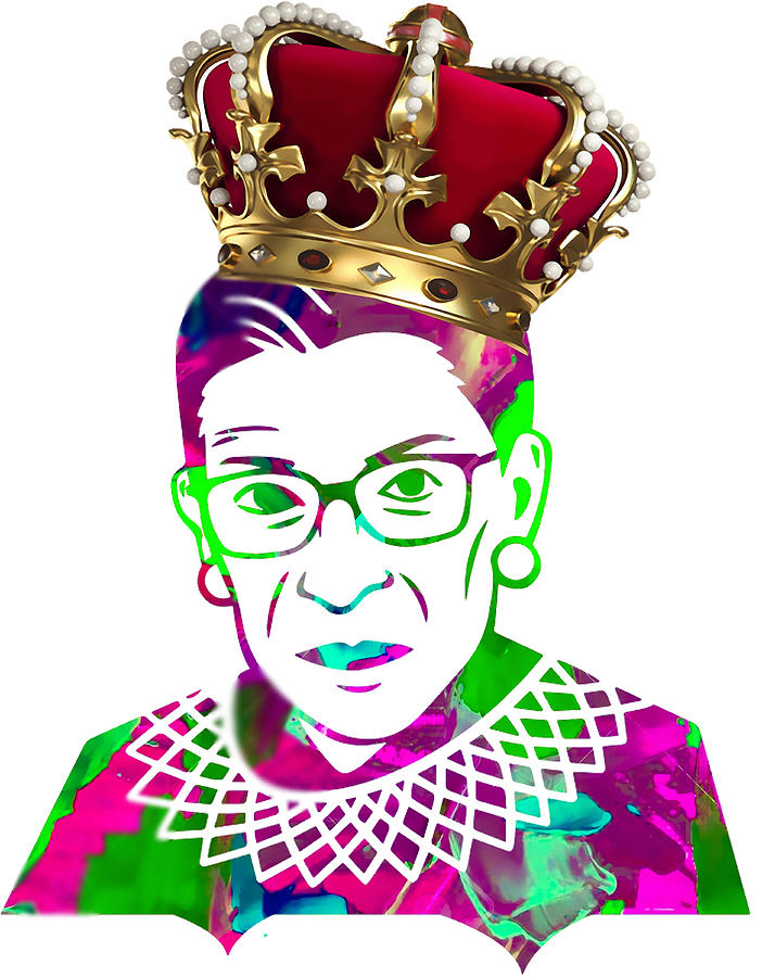 Cool Mixed Media - Ruth Bader Ginsburg RGB by Marvin Blaine