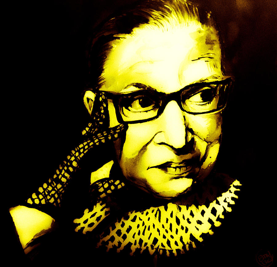Ruth Bader Ginsburg Tribute 5 Painting by Eileen Backman