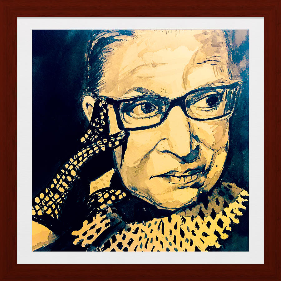 Ruth Bader Ginsburg Tribute 7 Painting by Eileen Backman