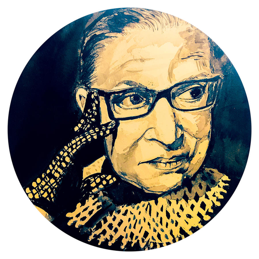 Ruth Bader Ginsburg Tribute 8 Painting by Eileen Backman