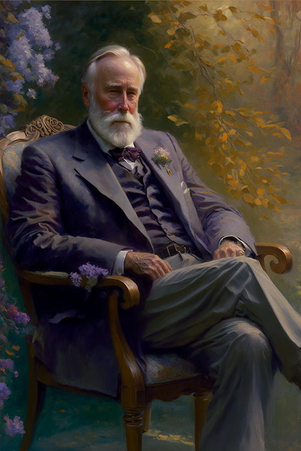 Rutherford B. Hayes Painting by Kai Saarto
