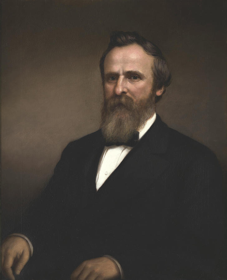 Rutherford B Hayes Painting By William Garl Browne | Fine Art America