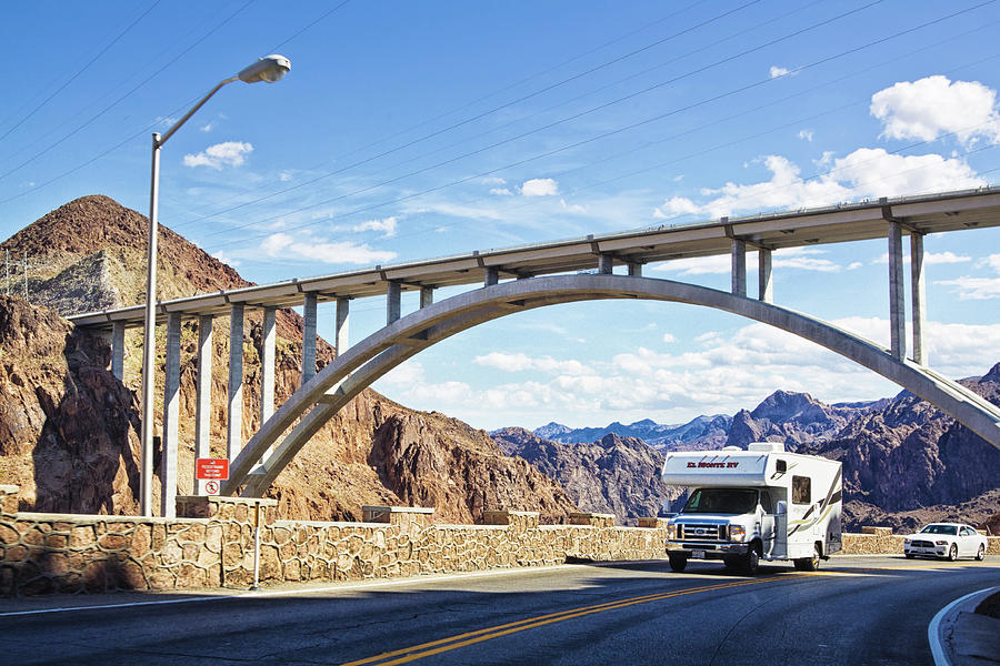 RVing at Hoover Dam Photograph by Tatiana Travelways