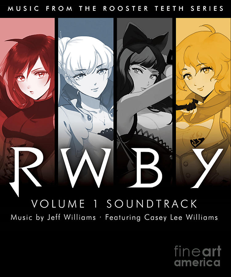 RWBY Volume 1 OST Album Cover Digital Art by Ana Rupp - Fine Art America