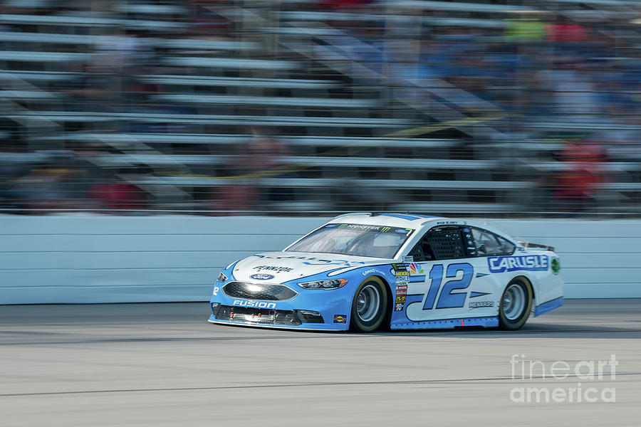 Ryan Blaney Number 12 Photograph by Paul Quinn
