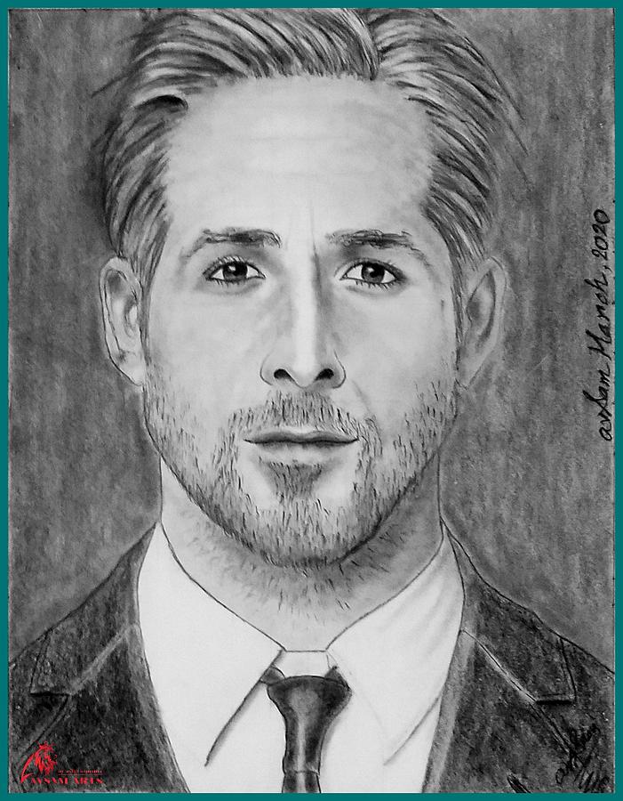 Drawing Ryan Gosling by andyariasarias | OurArtCorner